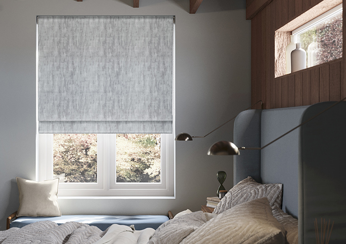 Laura Ashley Whinfell, Silver - Twist&Fit Roman Blind - Image 3